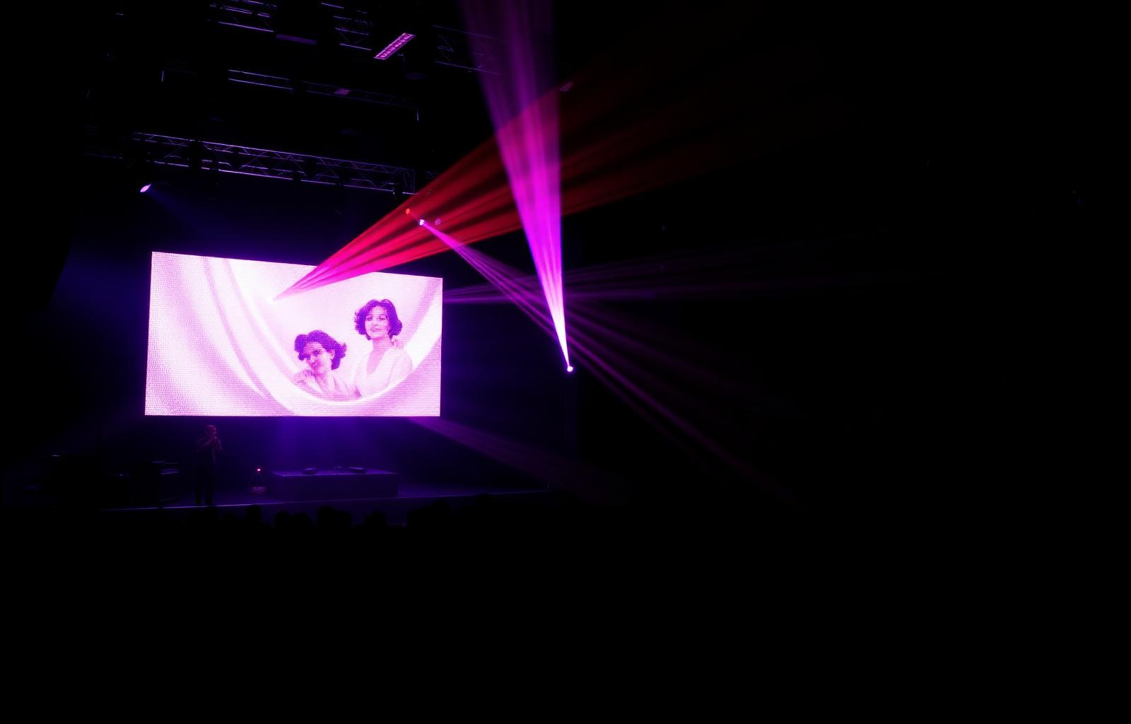 Concert stage lighting and production